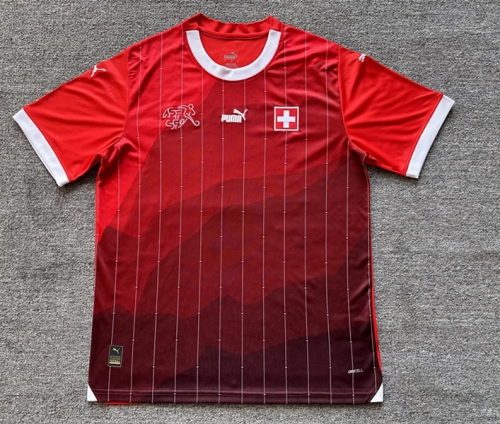 2023/24  Switzerland Home Red Thailand Soccer Jersey AAA-SX/47