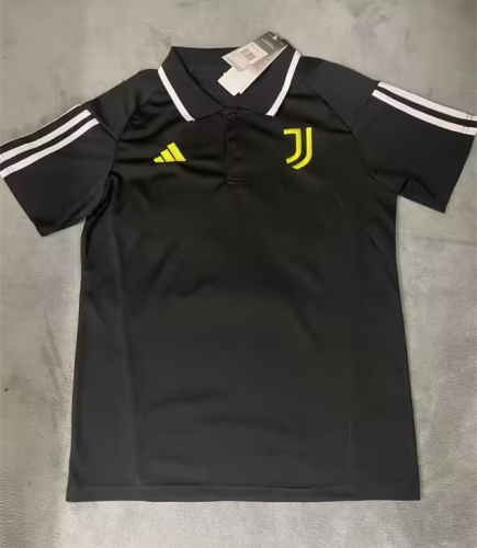 2023/24 Juventus Black Thailand Soccer Polo Shirts-BY