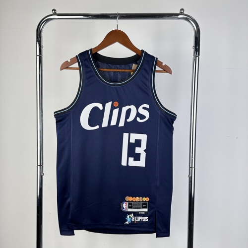 2024 Season City Version Los Angeles Clippers Black #13 Jersey-311