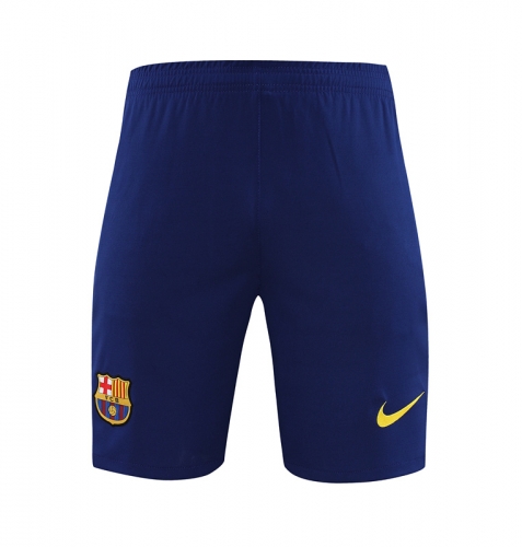 2023/24 Barcelona Royal Blue Thailand Soccer Training Shorts-418