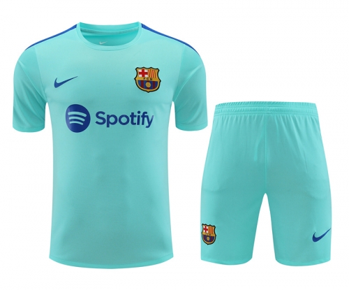 2023/24 Barcelona Green Thailand Soccer Training Uniform-418