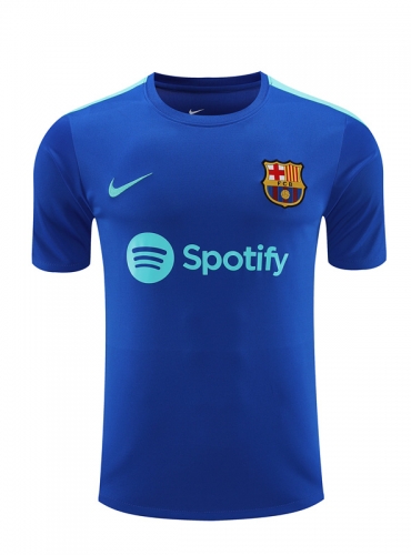 2023/24 Barcelona CaiBlue Thailand Soccer Training Jerseys-418