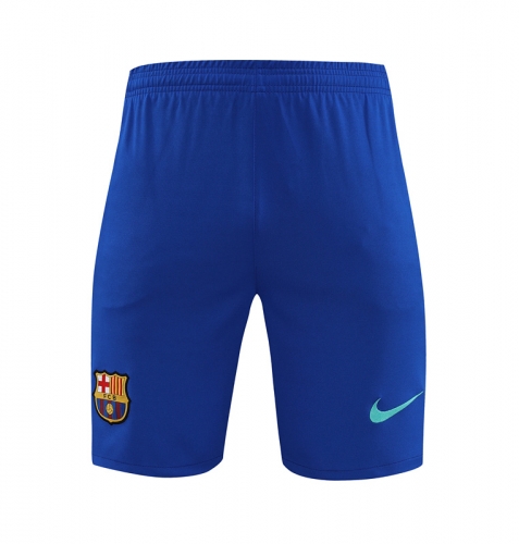 2023/24 Barcelona CaiBlue Thailand Soccer Training Shorts-418