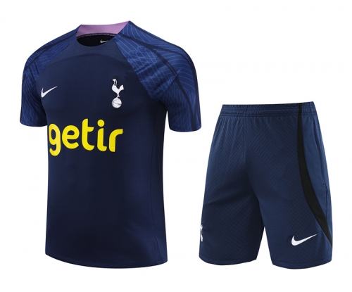 2023/24 Tottenham Hotspur Royal Blue Thailand Soccer Training Uniform-418