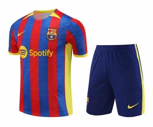 2023/24 Barcelona Red & Blue Thailand Soccer Training Uniform-418