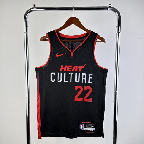 2024 Season City Version Miami Heat NBA Black #22 Jersey-311