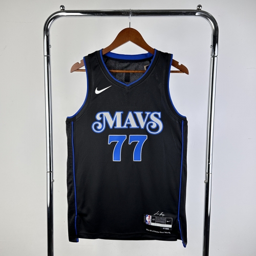 2024 Season City Version NBA Dallas Mavericks Royla Blue #77 Jersey-311
