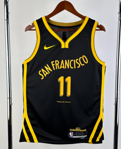 2023 Season City Version Golden State Warriors NBA Black #11 Jersey-311