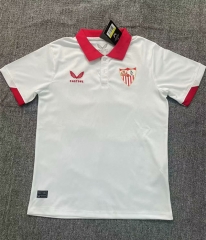 2023/24 Sevilla FC White Thailand Soccer Polo Shirts-PO/711