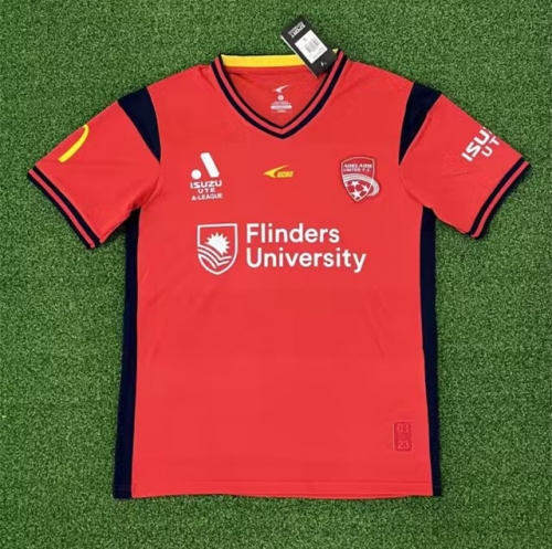 2023/24 Adelaide United FC Home Red Thailand Soccer Jersey AAA-320