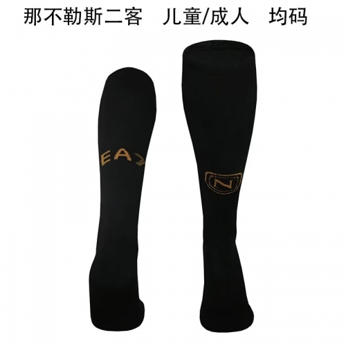 2023/24 Napoli 2nd Away Black Thailand Soccer Socks