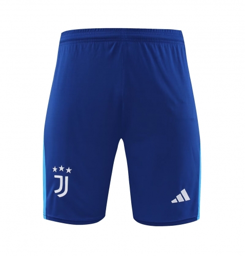 2023/24 Juventus FC Goalkepeer Blue Thailand Soccer Training Shorts-418