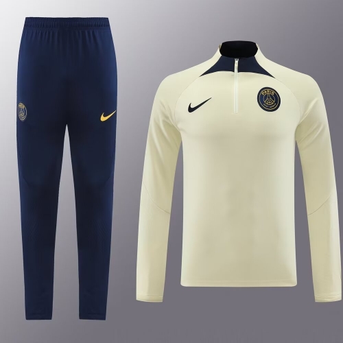2023/24 Paris SG Yellow Thailand Soccer Uniform-LH