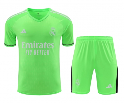 2023/24 Rea Madrid Goalkepeer Fluorescent green Thailand Soccer Uniform-418