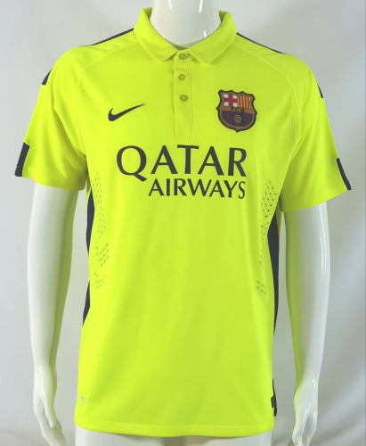 14-15 Retro Version Barcelona 2nd Fluorescent green Thailand Soccer Jersey AAA-503/709