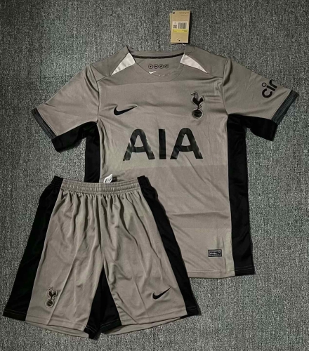 2023/24 Tottenham Hotspur 2nd Away Brown Soccer Uniform-516