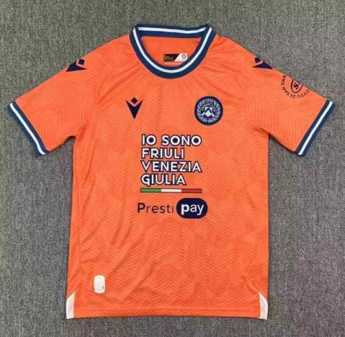 2023/24 Udinese Calcio Away Orange Thailand Soccer Jersey AAA-417