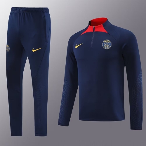 2023/24 Paris SG Royal Blue Thailand Soccer Uniform-LH