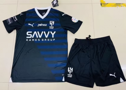 2023/24 Al-Hilal Saudi 2nd Away Royal Blue Soccer Uniform-PF