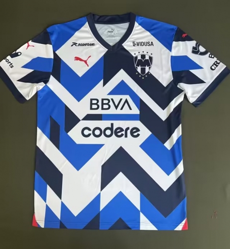 2023/24 Monterrey 2nd Away Blue & White Thailand Soccer Jersey AAA-912/07