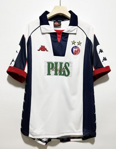 1999-01 Retro Version Red Star Football Club Away Blue & White Thailand Soccer Jersey AAA-2011