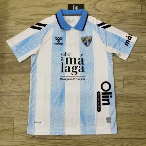2023/24 Málaga CF Blue & White Thailand Soccer Jersey-1040/301/23