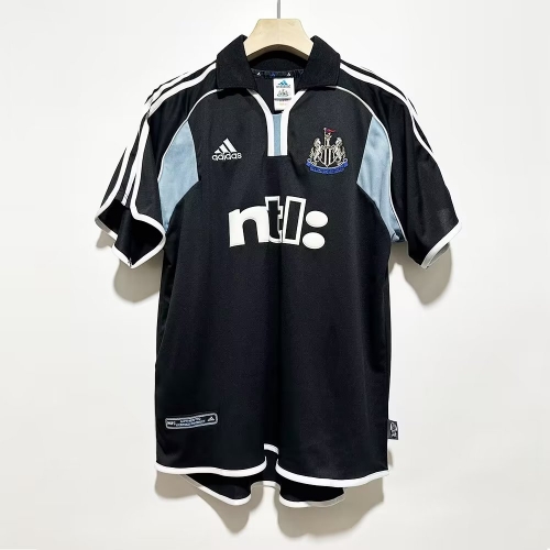 2000-01 Retro Version Newcastle United Away Black Thailand Soccer Jersey AAA-710/1041/811