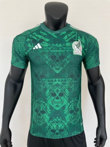 Player Special Version 2023/24 Mexico Green Thailand Soccer Jersey AAA-416