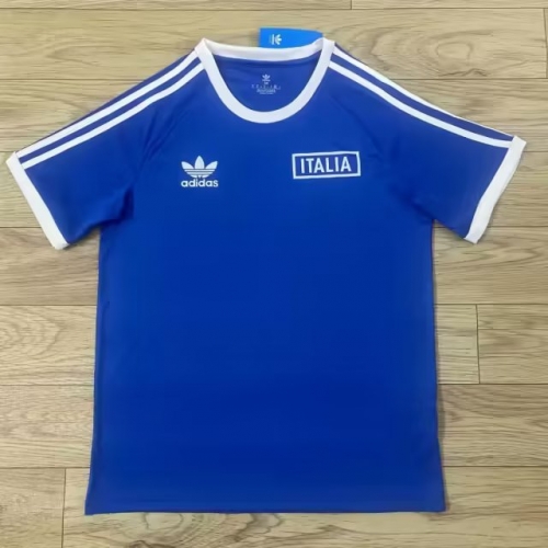 Retro Version Italy Home Blue Thailand Soccer Jersey AAA-23/711