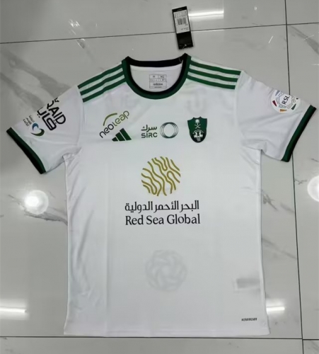 2023/24 Al Ahli Saudi Away White Thailand Soccer Jersey AAA-1095/416/PF