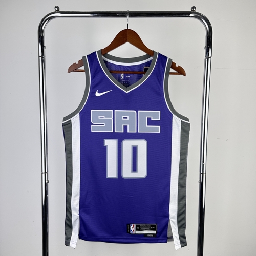 2023 Season Version NBA Sacramento Kings Away Purple #10 Jersey-311