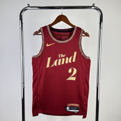 2024 Season City Version Cleveland Cavaliers NBA Red #2 (IRVING) Jersey-311
