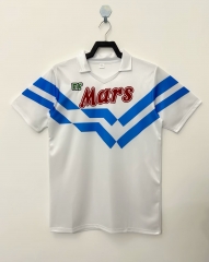 1987-88 Retro version Napoli Away White Thailand Soccer Jersey AAA-506/811/1041