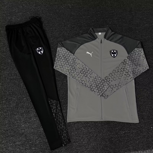 2023/24 Monterrey Gray Soccer Jacket Uniform-522