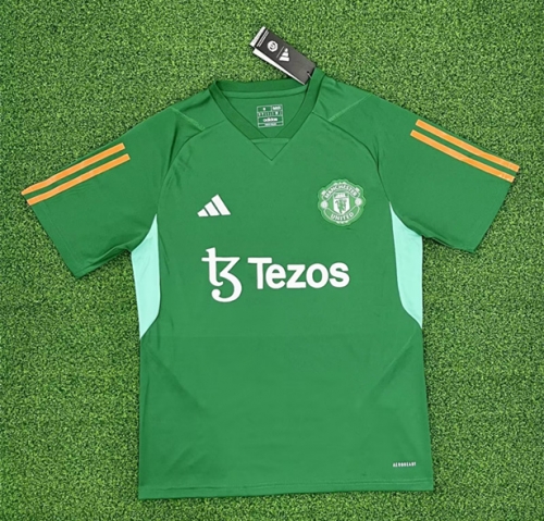 2023/24 Manchester United Green Thailand Soccer Training Jerseys-320