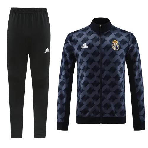 2023/24 Real Madrid Black Thailand Jacket Uniform-LH