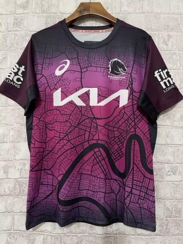 2024 Mustang Red Thailand Rugby Shirts-805