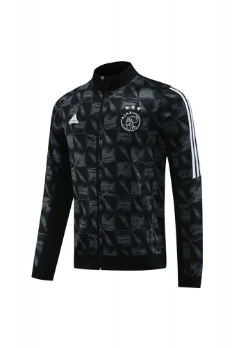 2023/24 Ajax Black Thailand Soccer Jacket Top-LH