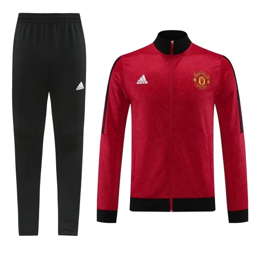 2023/24 Manchester United Red Thailand Jacket Uniform-LH