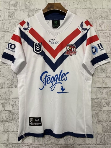 2024 Rooster Away White Thailand Rugby Shirts-805