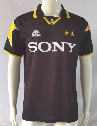 95-97 Retro Version Juventus Away Black Thailand Soccer Jersey AAA-1041/503/709