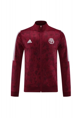 2023/24 Bayern Münche Red Soccer Jacket Top-LH