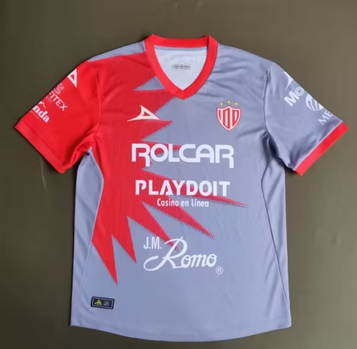 2023/24 Club Necaxa 2nd Away Blue & White Thailand Soccer Jersey AAA-912