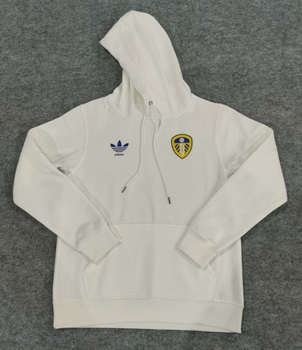 2023-2024 Leeds United White Thailand Soccer Tracksuit Top-308