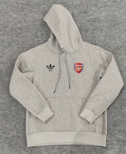 2023-2024 Arsenal Gray Thailand Soccer Tracksuit Top-308