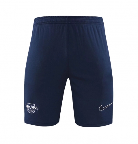 2023/24 RB Leipzig Royal Blue Thailand Soccer Training Shorts-418