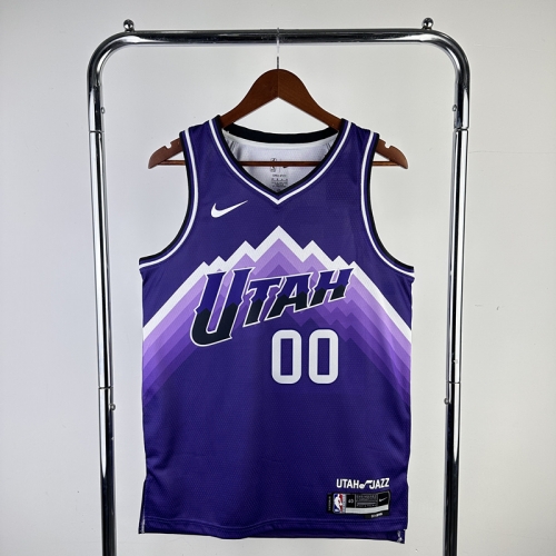 2024 Season City Version NBA Utah Jazz Purple #00 Jersey-311