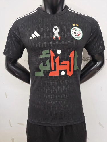 Player Version 2023/24 Algeria Black Thailand Soccer Jersey AAA-MY
