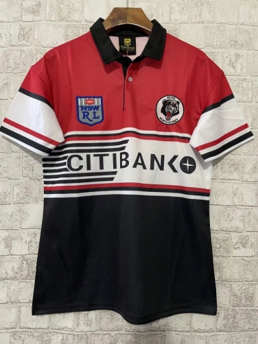 2023/24 North Sydney Bears Red & Black Thailand Rugby Shirts-805