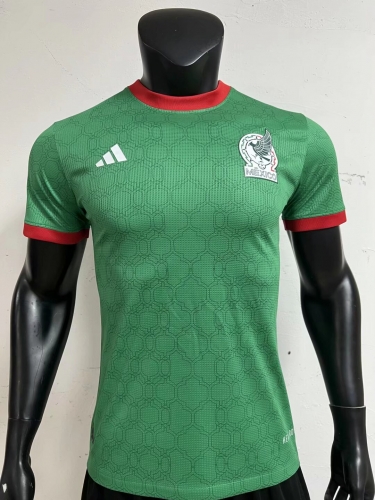 Player Version 2023/24 Mexico home Green Thailand Soccer Jersey AAA-2100